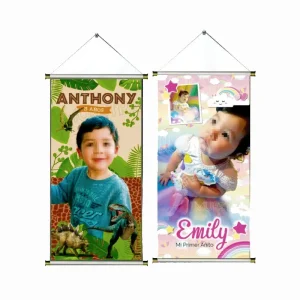 Pendón Cumpleaños 120X80cm / 100X100cm