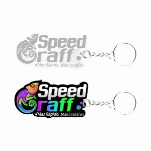 Llaveros de Acrílico full color 100 Unidades / Un solo lado