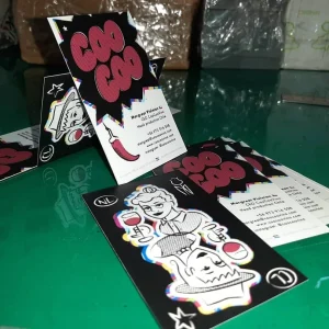 100 TARJETAS MATE (90X55MM)