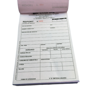 10 talonarios 1/2 de carta (15x21cm) Duplicado